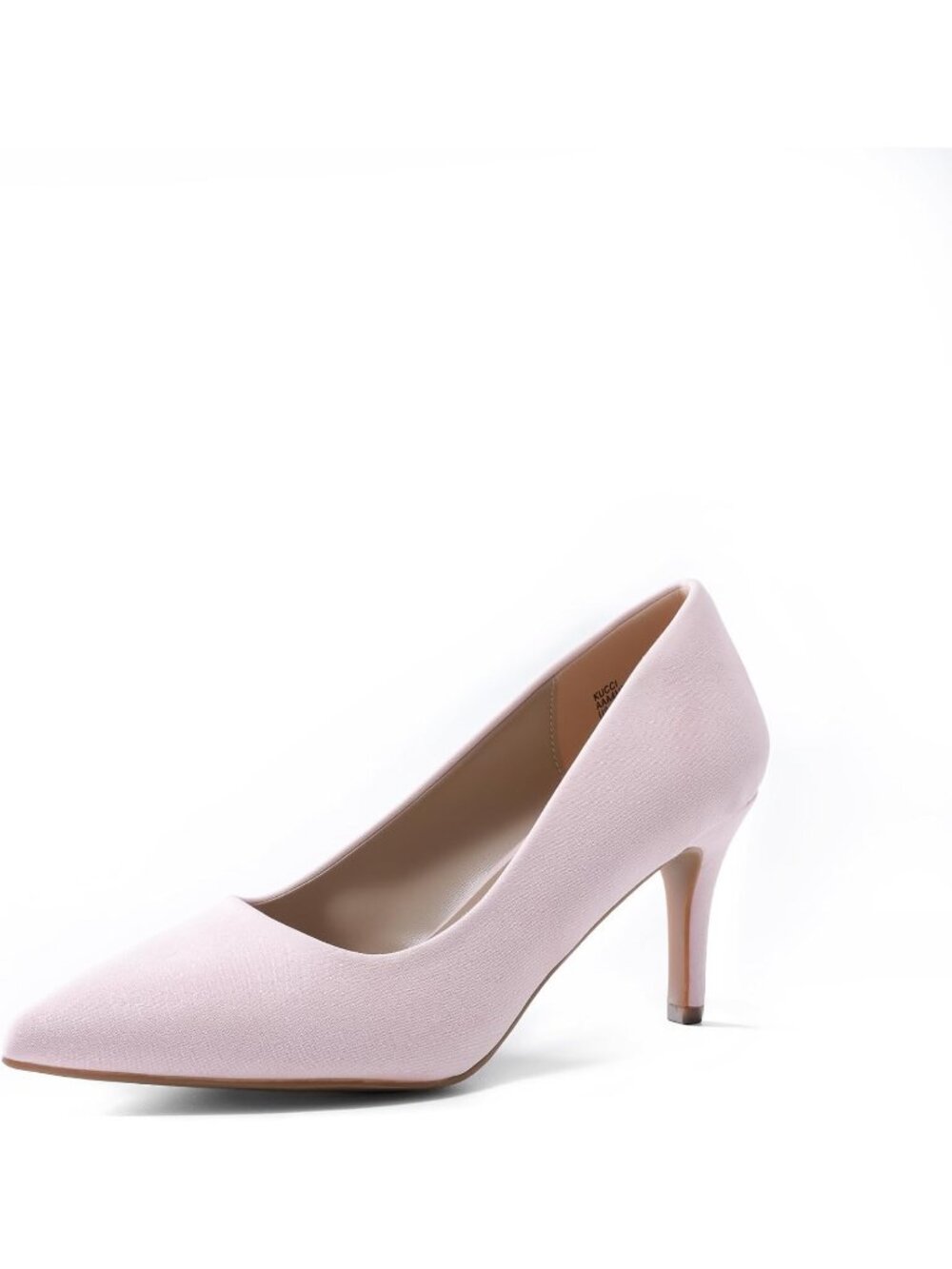 Women's Pink Faux Suede High Stiletto Closed Toe Pointed Toe Elegant Pumps Heels